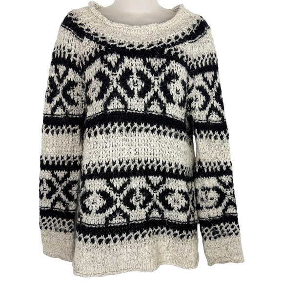 Free People | Silver Reed Fair Isle Wool Blend Sweater - Picture 3 of 12